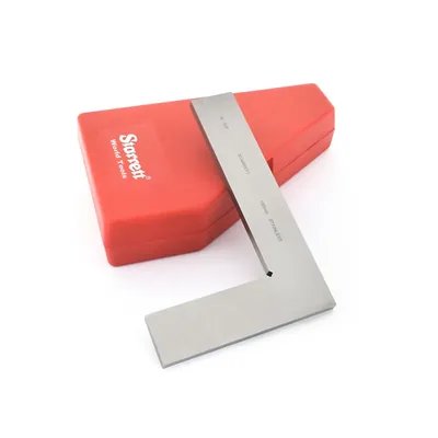 Esquadro de precisão plano aço inoxidável 150 x 100mm série 60f din875/1 - 60f-150 starrett