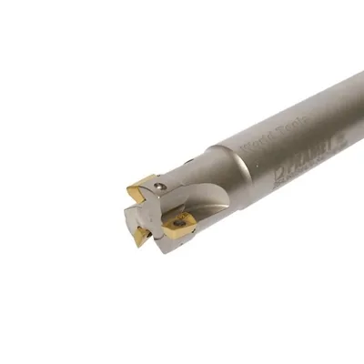 Fresa de topo ø 25 x 180mm 3 cortes haste ø 24,0mm para inserto admx 11 - guran