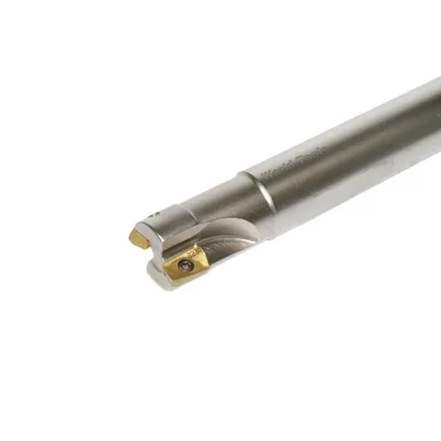 Fresa de topo ø 25 x 180mm 2 cortes haste ø 24,0mm para inserto admx 16 - guran