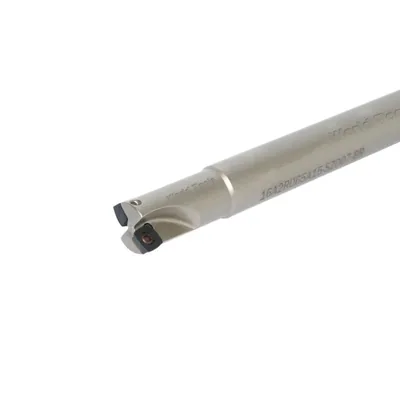 Fresa de topo ø 16 x 150mm 2 cortes haste ø 15,0mm para inserto zdcw 0703 alto avanço - guran