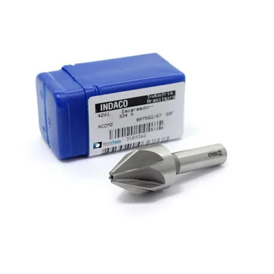 Escareador ø 20,0 x 063mm 60 graus din334a - 4201 indaço