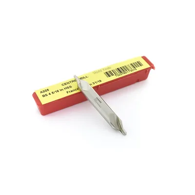 Broca de centro hss bs4 1/8 x 5/16 polegadas din333a - a225 dormer