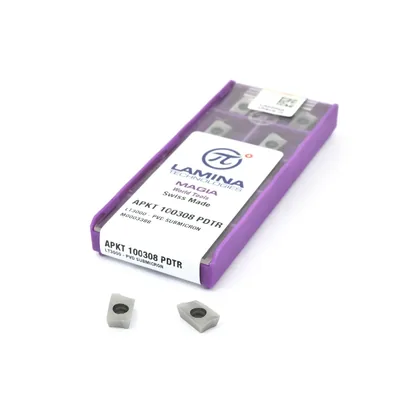 Inserto para fresamento apkt 100308 pdtr lt3000 - lamina