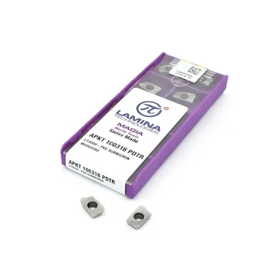 Inserto para fresamento apkt 100316 pdtr lt3000 - lamina