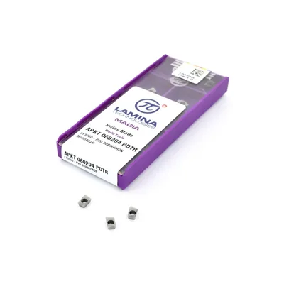 Inserto para fresamento apkt 060204 pdtr lt3000 - lamina