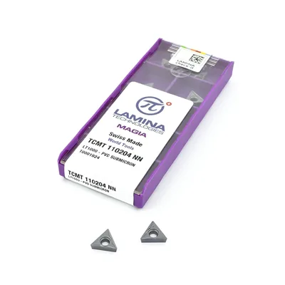 Inserto para torneamento tcmt 110204 nn lt1000 - lamina