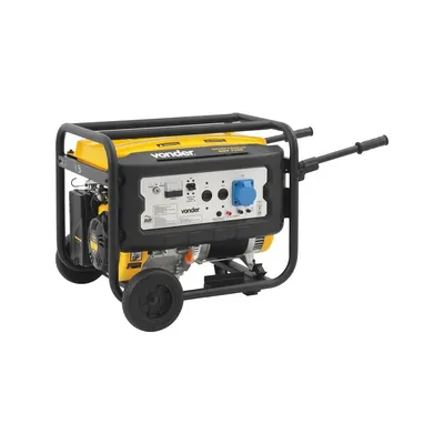 Gerador de energia a gasolina 15hp 7.100w 127 / 220v monofásico - ggv-7100 vonder