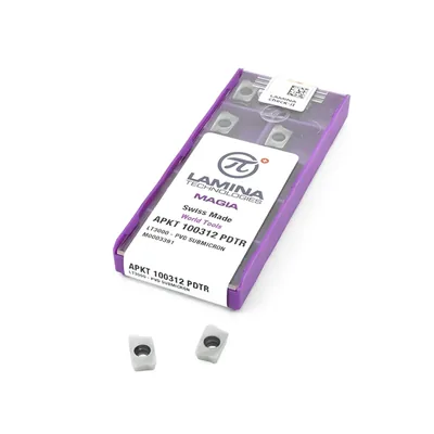 Inserto para fresamento apkt 100312 pdtr lt3000 - lamina