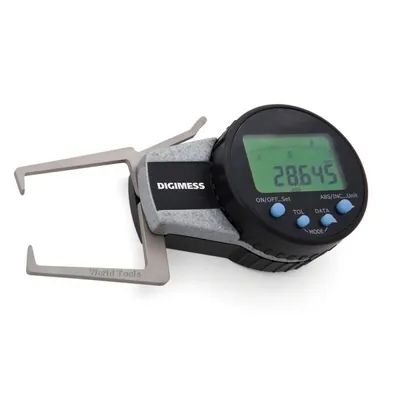 Medidor externo com relógio digital 010 a 020 x 0,005mm haste de 040mm - 114.831 digimess