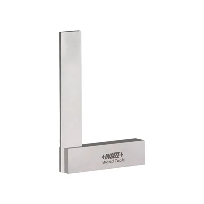 Esquadro de precisão plano com base aço inoxidável 050 x 040mm classe 0 din875 - 4792-50 insize