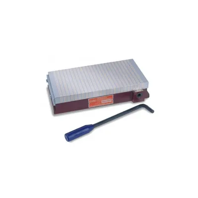Mesa magnética permanente 175 x 100 x 63mm passo polar 1,6 + 6,0mm - 407a gin