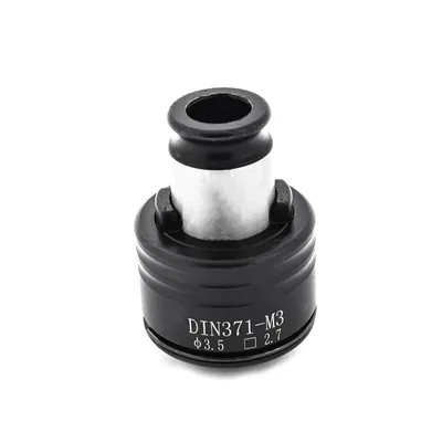 Adaptador t1 porta macho m03,0 din371 c/catraca ø 03,5mm quadrado 02,7mm - tc312-m03 mawbra