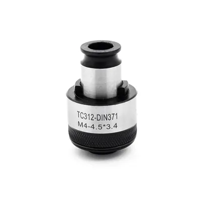 Adaptador t1 porta macho m04,0 din371 c/catraca ø 04,5mm quadrado 03,4mm - tc312-m04 mawbra