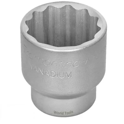 Soquete din3124 tamanho 2.13/16" polegadas forjado em aço cromo vanádio - 44912/018 tramontina pro