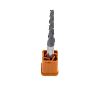 Fresa metal duro cônica 1,5 graus ø 3,0 x 62mm cobertura tialn - guran