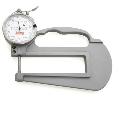 Medidor de espessura de 0 a 10 x 0,01mm pontas de aço ø 10mm - 130.450 digimess