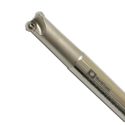 Fresa de topo ø 16 x 150mm 2 cortes haste ø 15,0mm para inserto rdhx 0702 - guran