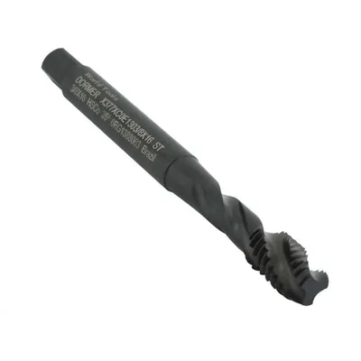Macho máquina canal helicoidal hss-e 6rg 3/8" x 16 tpi 35 graus revenido - e130 dormer