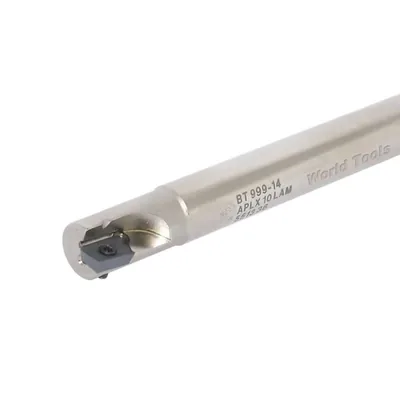 Fresa de topo ø 14 x 110mm 1 corte haste ø 14,0mm para inserto aplx e apkt 1003 - black tools