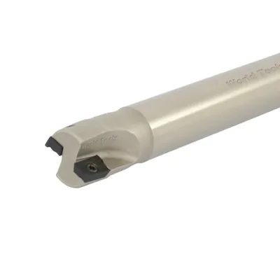 Fresa de topo ø 20 x 150mm 2 cortes haste ø 19,0mm para inserto aplx e apkt 1003 - guran