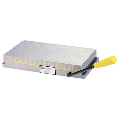 Mesa magnética permanente 400 x 200 x 50mm passo polar fino 1,0 + 4,0mm 800 gauss - vgf-2040b vertex