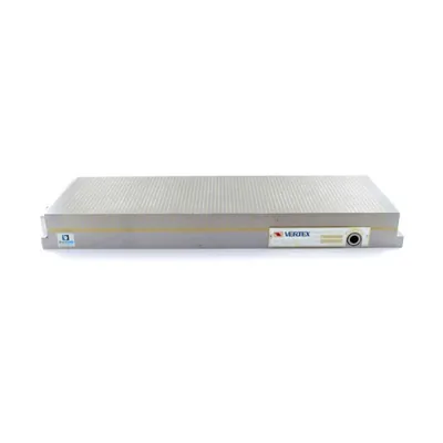 Mesa magnética permanente 450 x 150 x 50mm passo polar fino 1,0 + 4,0mm 800 gauss - vgf-1545b vertex