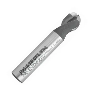 Fresa hss esférica 2 cortes m2 ø 16,0 x 079mm curta din327 - 1454 indaço