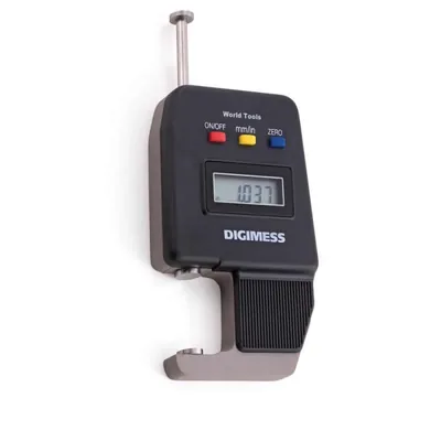 Medidor de espessura digital 0 a 15 x 0,01mm arco profundo de 30mm - 130.402 digimess