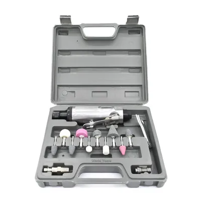 Kit de retífica pneumática 22.000rpm comprimento de 172mm com 16 peças - ch-603sk guran