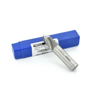 Fresa hss reta 2 cortes m42 co8 ø 18,0 x 079mm curta din327 b-n - 1445.3 indaço