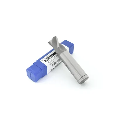 Fresa hss reta 2 cortes m42 co8 ø 16,0 x 079mm curta din327 b-n - 1445.3 indaço