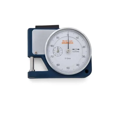 Medidor de espessura de bolso com relógio 0 a 10 x 0,01mm - 130.140 digimess