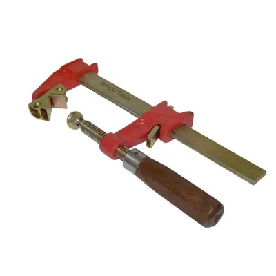 Grampo sargento de avanço rápido e barra chata tipo f prisma e abertura de 0200mm sgt-017