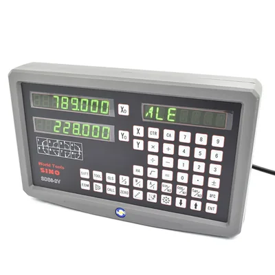 Painel indicador digital 2 eixos x e y para máquinas operatrizes - sds6-2v sino