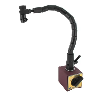 Base magnética 080kgf p/relógio haste flexível ø 16 x 208mm - vmb-06 vertex