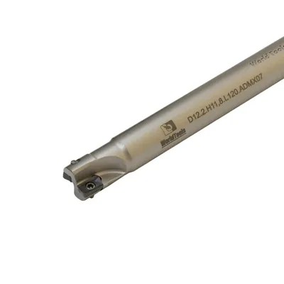 Fresa de topo ø 12 x 120mm 2 cortes haste ø 11,8mm para inserto admx 07 - guran