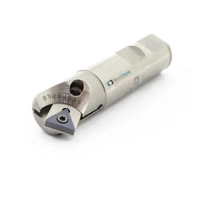 Chanfrador ajustável ø 5 a 31mm haste de 25mm para inserto tcmt 16t3 - 2636-05-25 dormer pramet