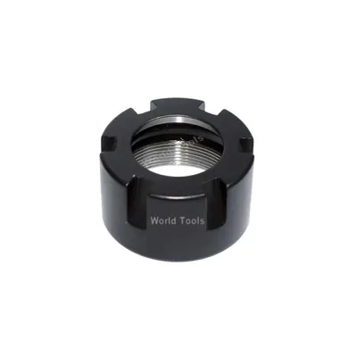 Porca para fixação de pinças er-25m m30 x 1,00 tipo castelo - p-er25m viber