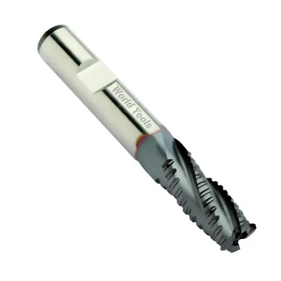 Fresa hss-e reta 4 cortes ø 16,0mm para desbaste ticn din844 k - c413 dormer
