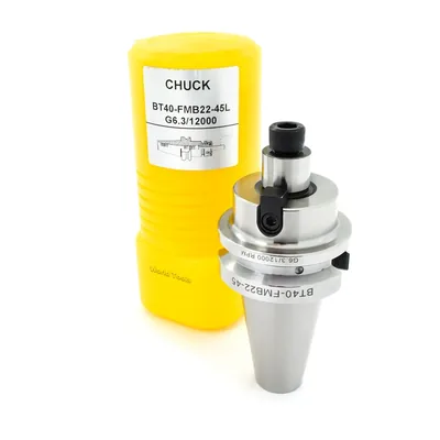 Cone bt40 mas 403 porta fresa / cabeçote ø 22mm l045mm para 12.000rpm - bt40-fmb22-045l world tools