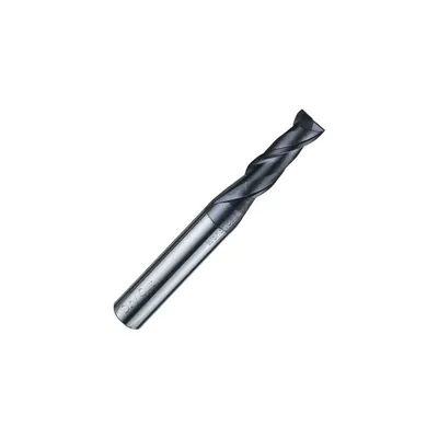 Fresa metal duro reta 2 cortes 60hrc ø 02,5 - 038 - 05,0mm h03 power a - dry cut