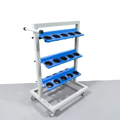 Carrinho porta cone bt50 com 30 posições - bt50-30c guran