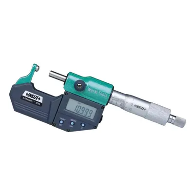 Micrômetro digital 0 a 025 x 0,001mm milesimal com batente esférico - 3560-25a insize