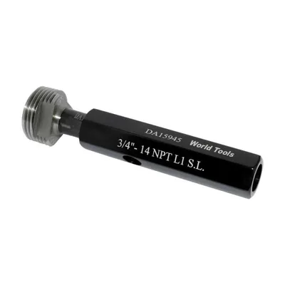 Tampão calibrador de rosca cônico npt 3/4" x 14 tpi - 4644-3b14 insize