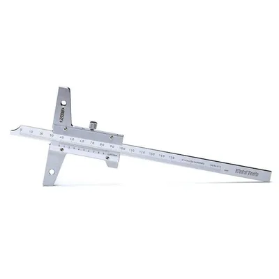 Paquímetro de profundidade base de 100mm 0 a 0300 x 0,05mm - 1247-300 insize