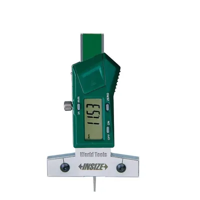Medidor de profundidade digital para sulco de pneu 0 a 25mm 0,01mm - 1145-25a insize