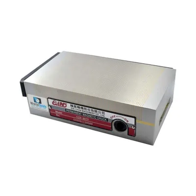 Mesa magnética permanente 175 x 100 x 52mm passo polar fino 0,5 + 1,5mm - gin-407v gin