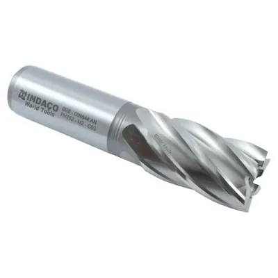 Fresa hss reta 6 cortes ø 28,0 x 121mm curta din844 a-n - 1501 indaço