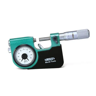 Micrômetro com relógio embutido 0 a 025 x 0,002mm - 3332-25 insize