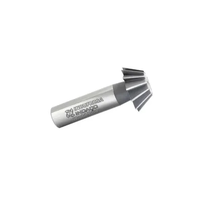 Fresa angular hss ø 32,0 x 071mm 45 graus haste cilíndrica corte somente na lateral - 1652 indaço
